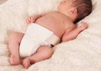 Weiches Babynestchen aus Bio Materialien