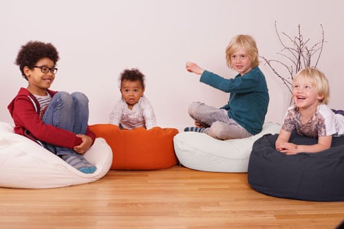 Multifunktions Sitzsack Kinder Kleinkinder robust rutschfest ökologisch